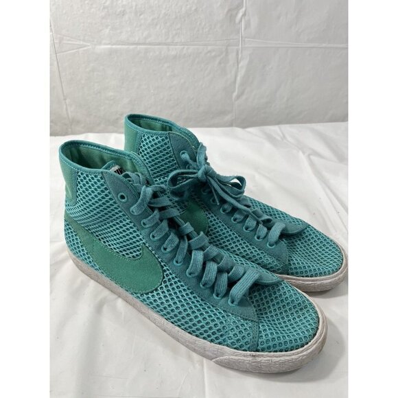 Nike 579956-300 Women's Blazer Mid Mesh Sport Turquoise Size 10 - Picture 2 of 13
